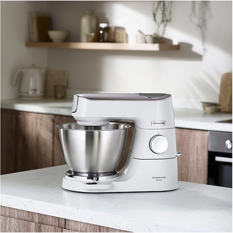 Kenwood Titanium Chef XL KVL65.001WH Køkkenmaskine Hvid Kenwood Titanium Chef XL KVL65.001WH Køkkenmaskine Hvid